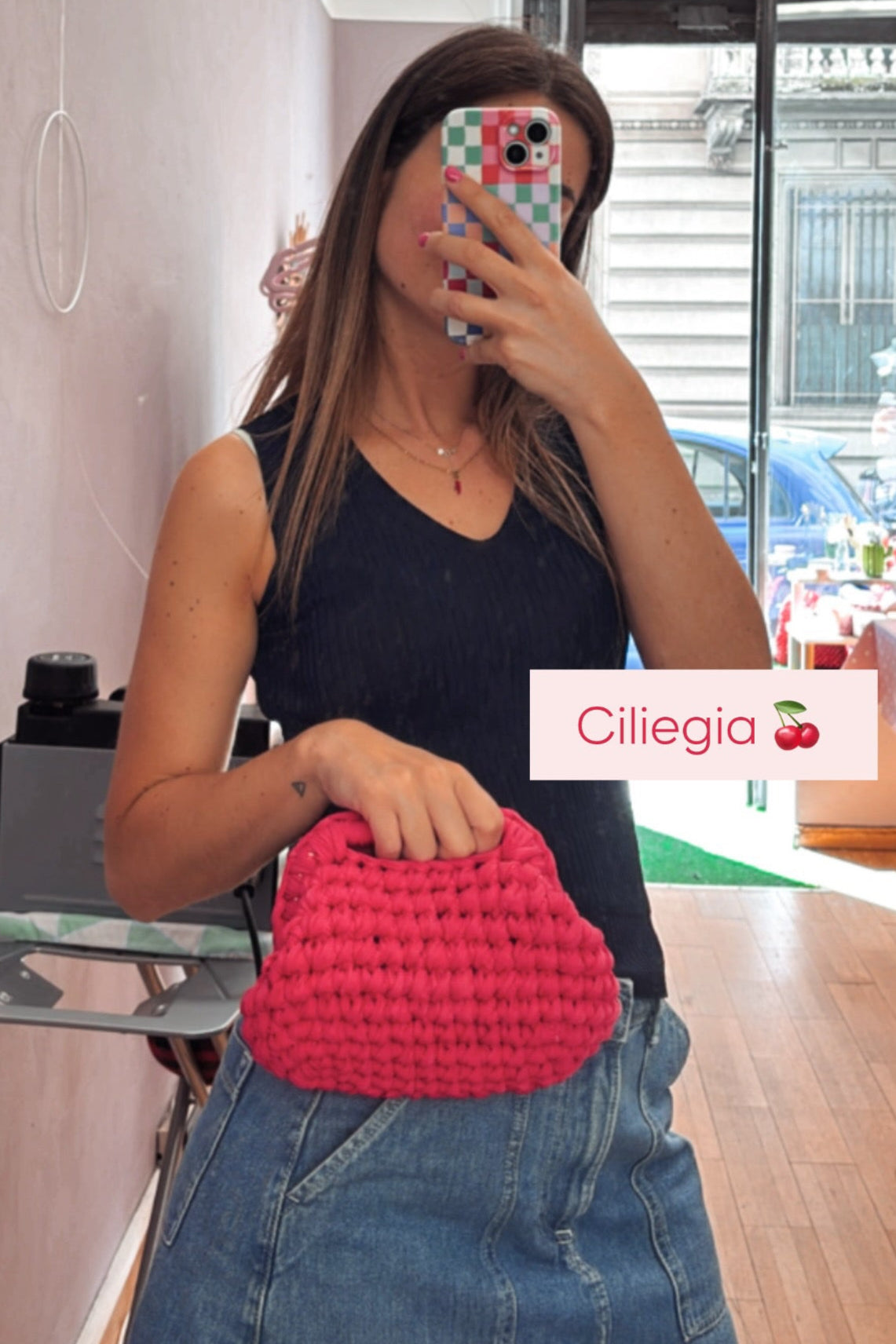 Clutch all'uncinetto