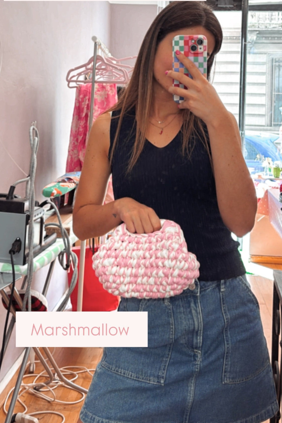 Clutch all'uncinetto