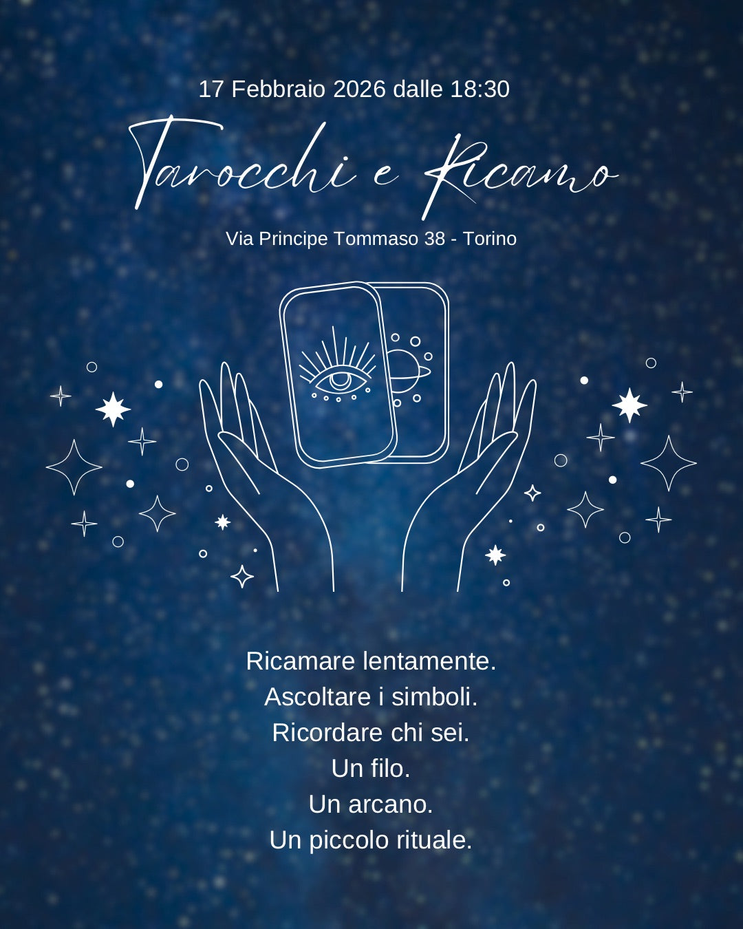 Workshop Tarocchi & Ricamo